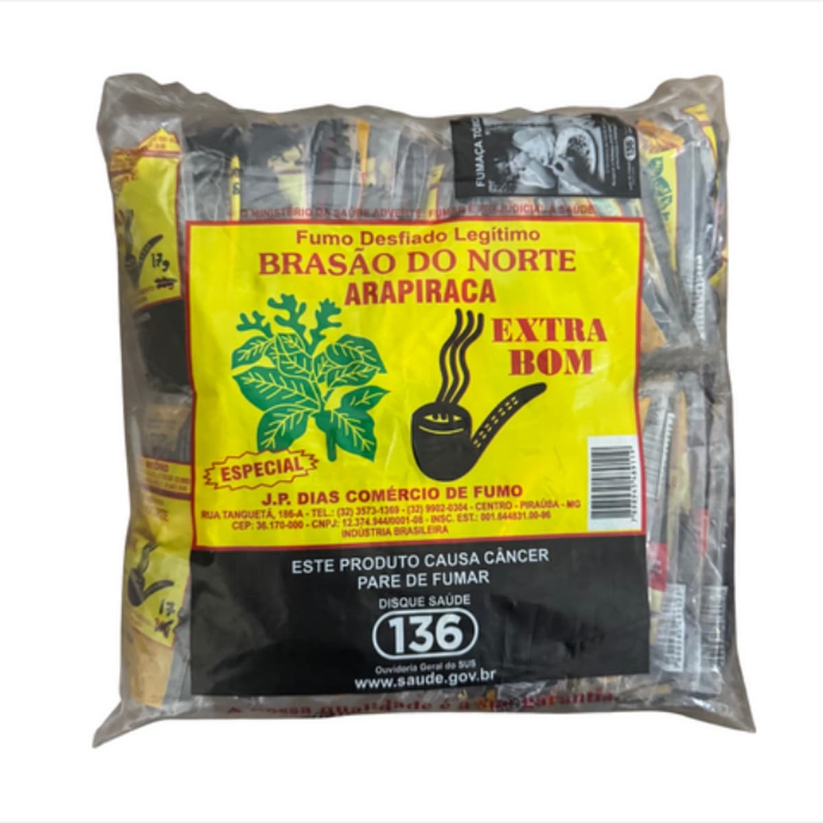 Fumo Desfiado Legítimo Brasão do Norte Arapiraca
