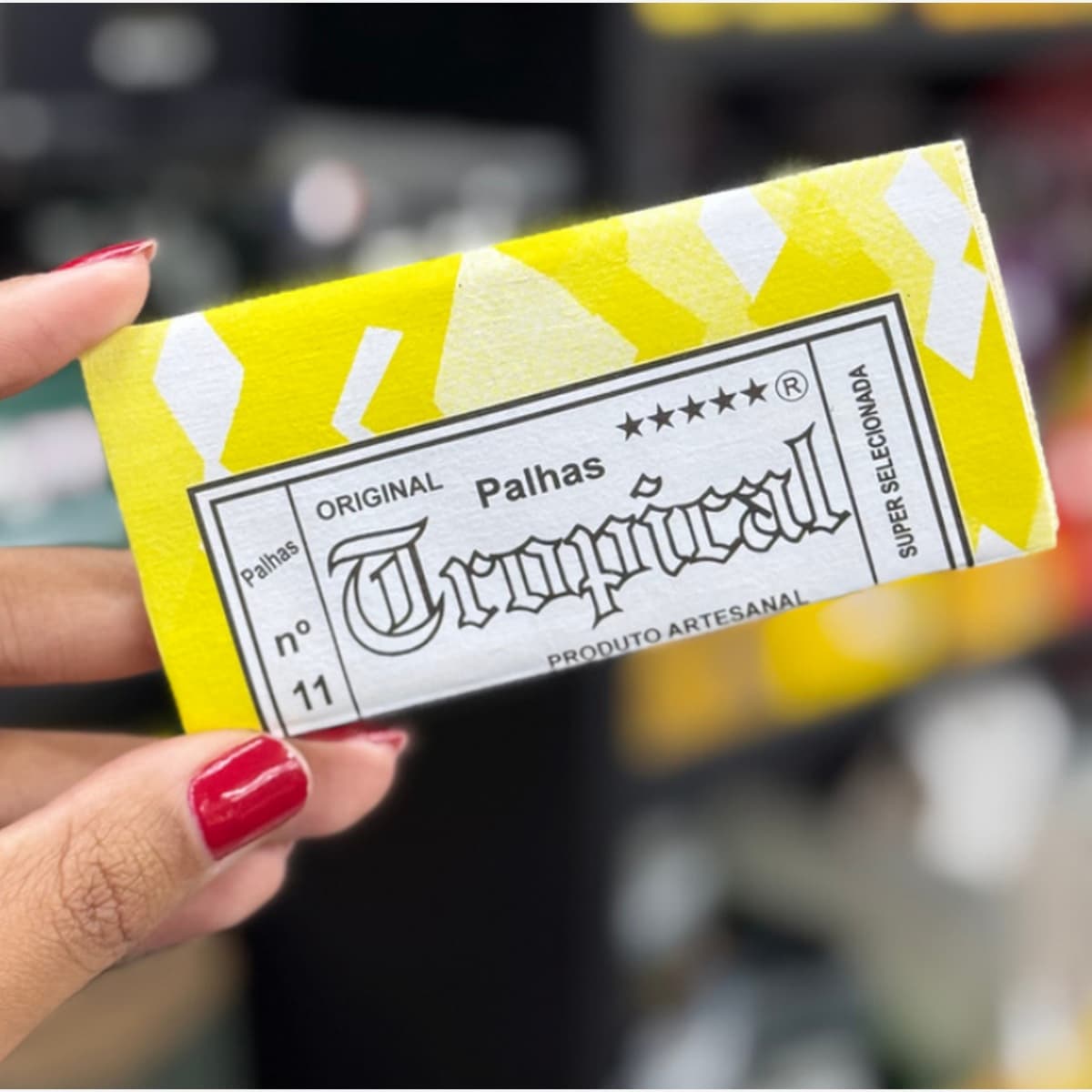 Palhas Tropical Amarelo