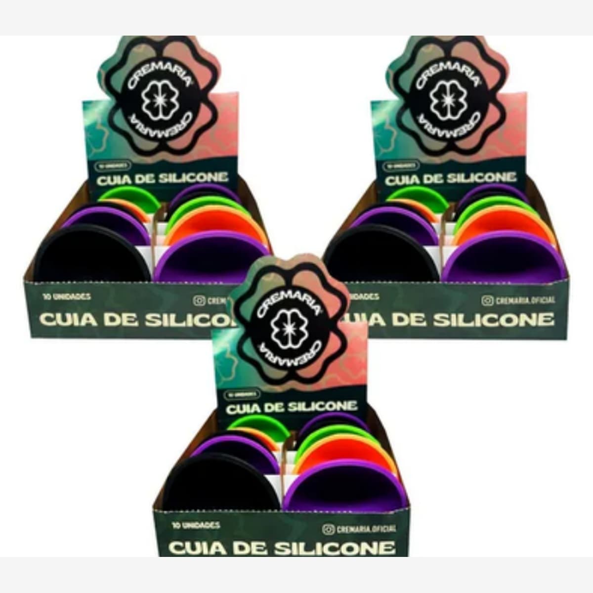 Cuia de Silicone Cremaria - 10 Unidades