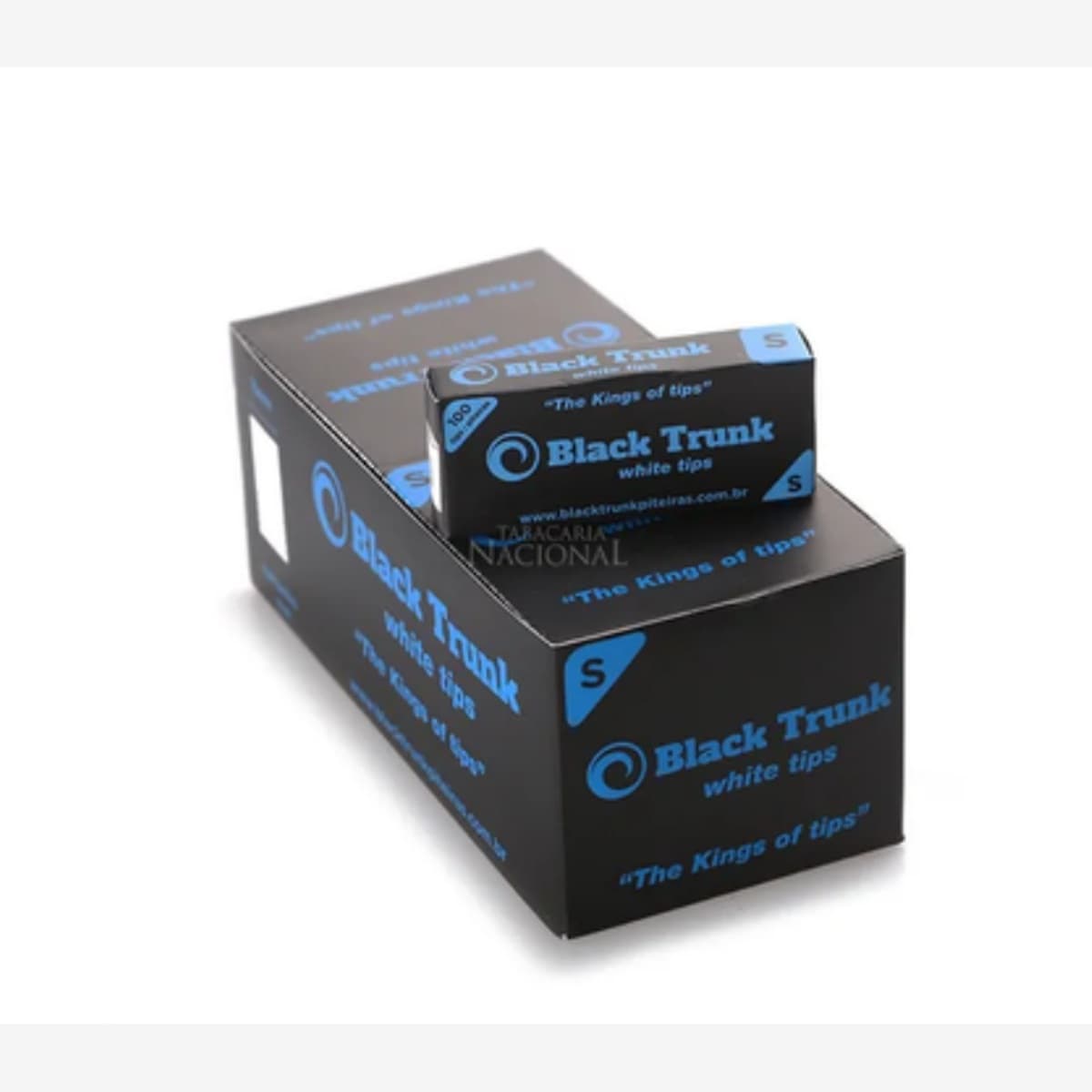 Piteira Black Trunk White Tips S - Caixa 20 Unidades
