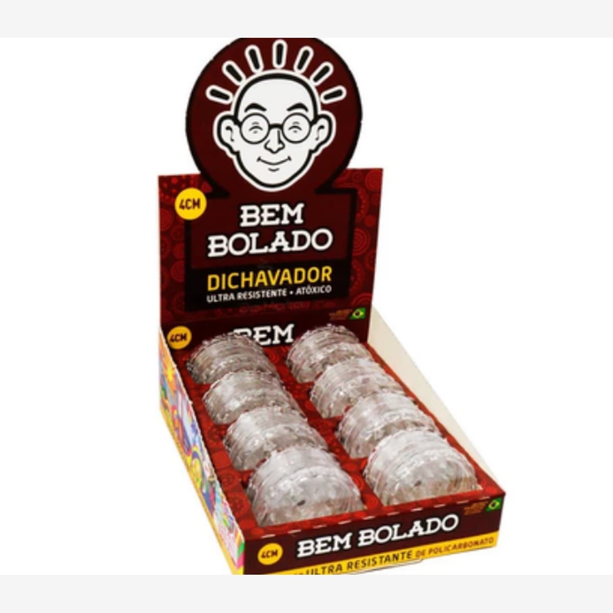 Dichavador Bem Bolado 4cm - 10 Unidades