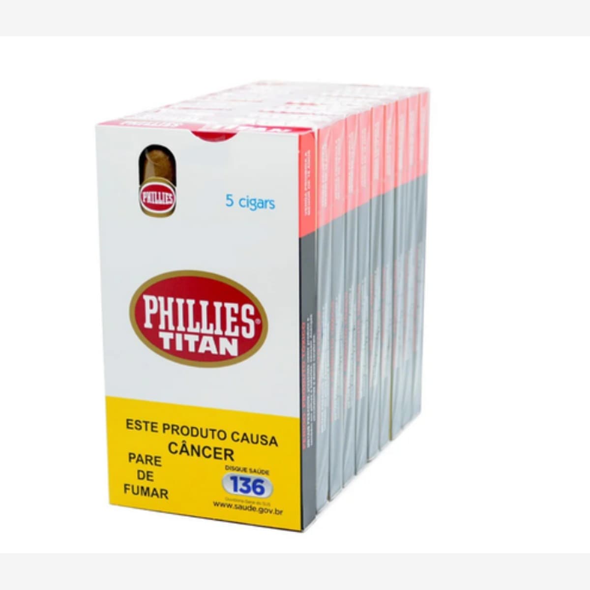 Charuto Phillies Titan Natural - Display 10 Maços