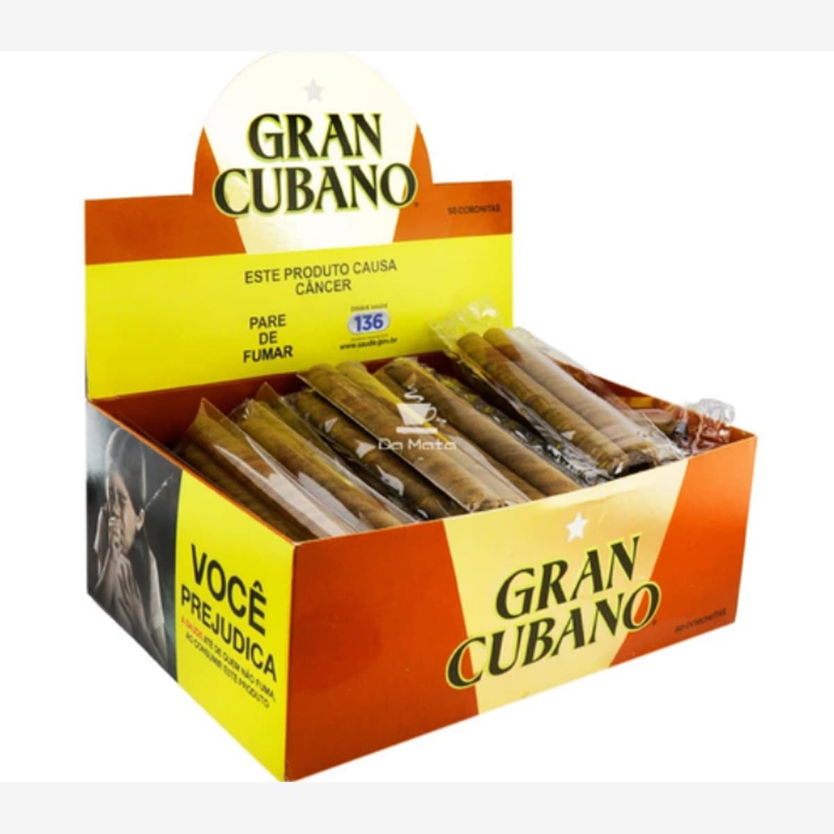 Cigarrilha Gran Cubano - Chocolate 50 unidades