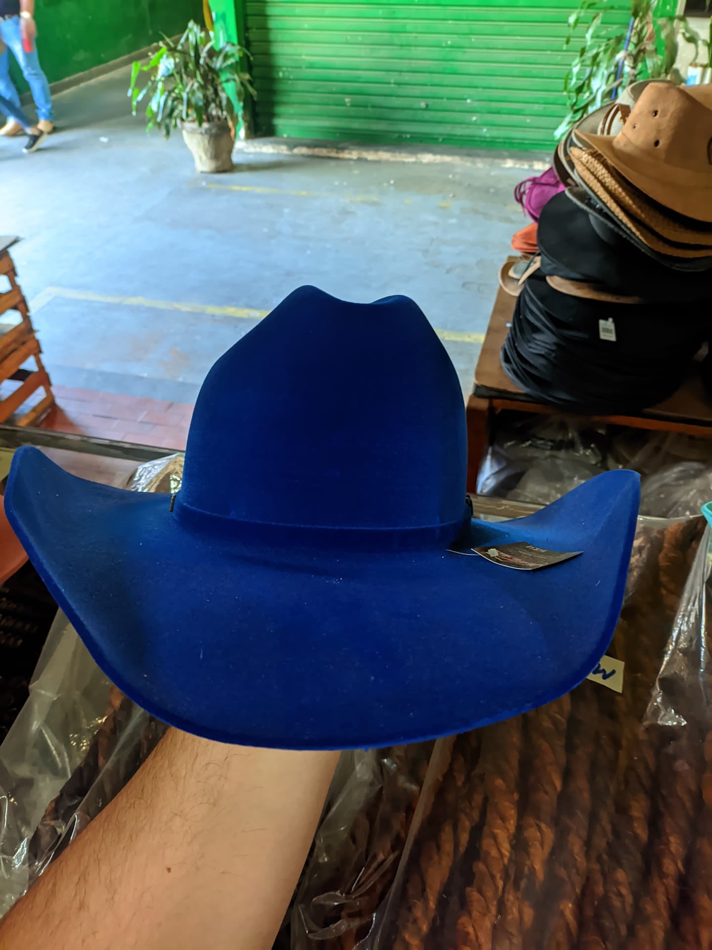 Chapéu Boiadeira Azul