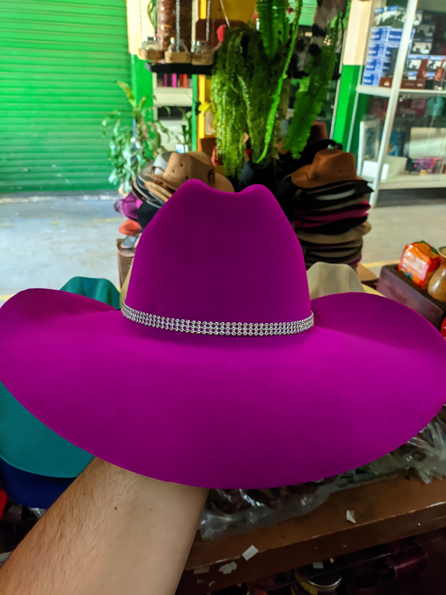 Chapéu Boiadeira Roxa