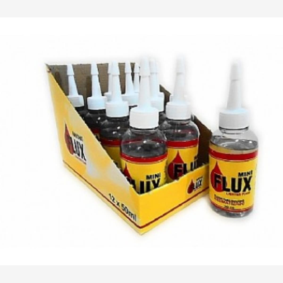 Fluido para Isqueiro Mini Flux - 12 Frascos 50ml