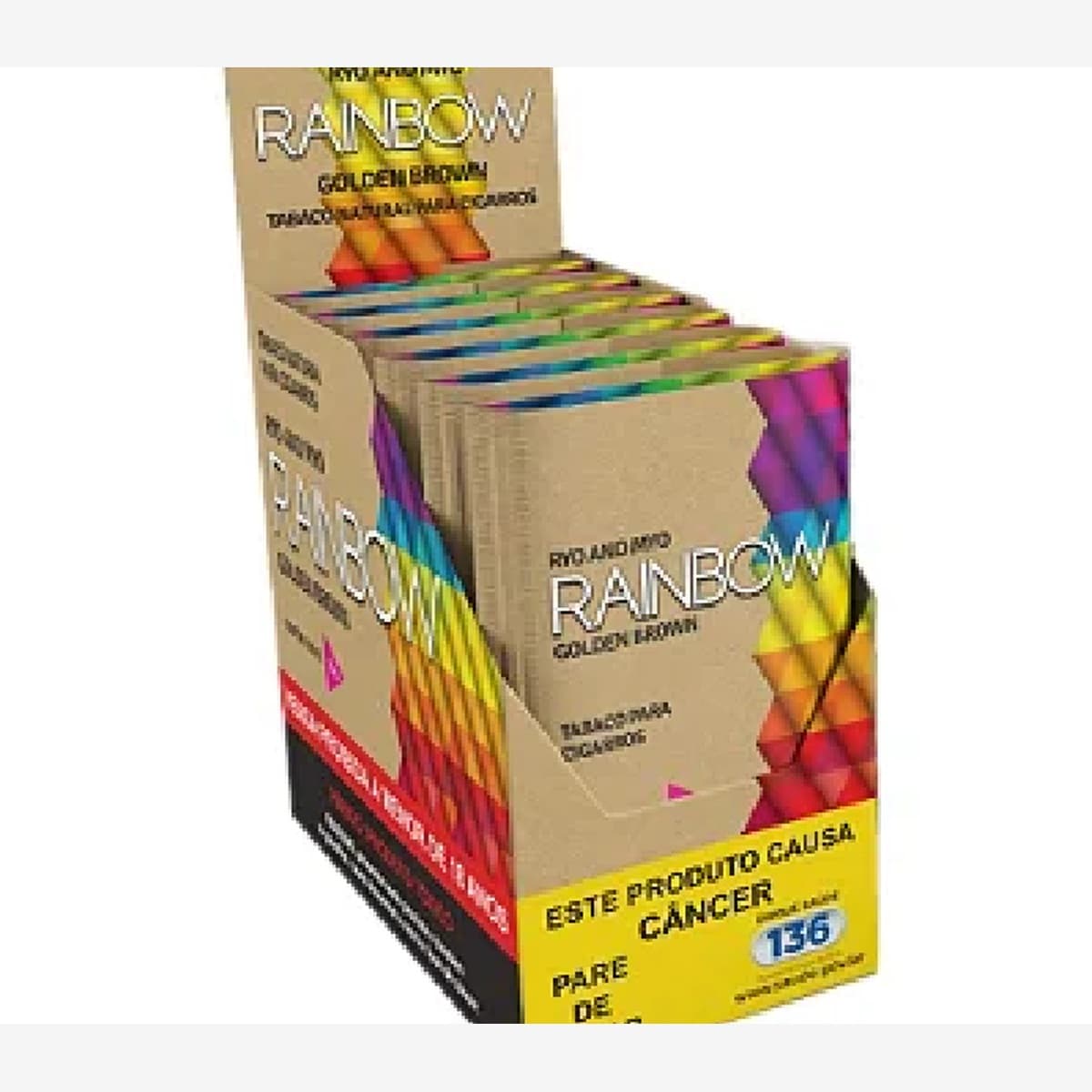 Tabaco Rainbow- 6 Pacotes