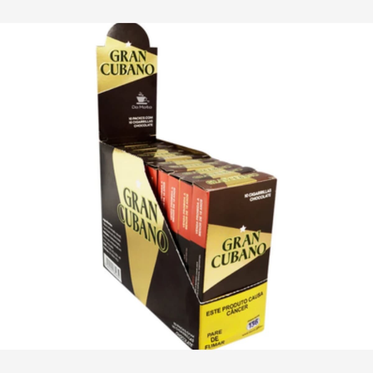 Display Contendo 10 Maços com 10 Cigarrilhas Chocolate